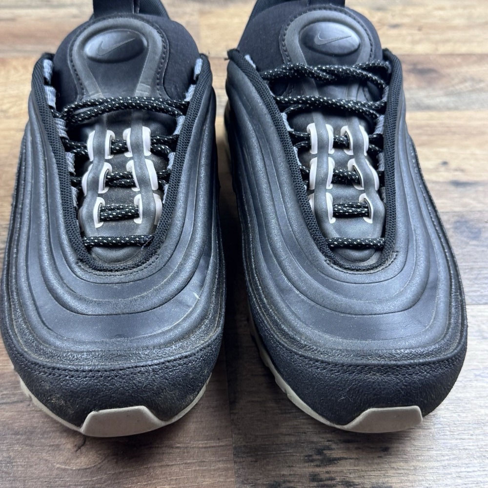 Nike Air Max 97 Utility Black/Cool Grey Size 8 Pre- Owned Excellent Condition - Picture 2 of 9